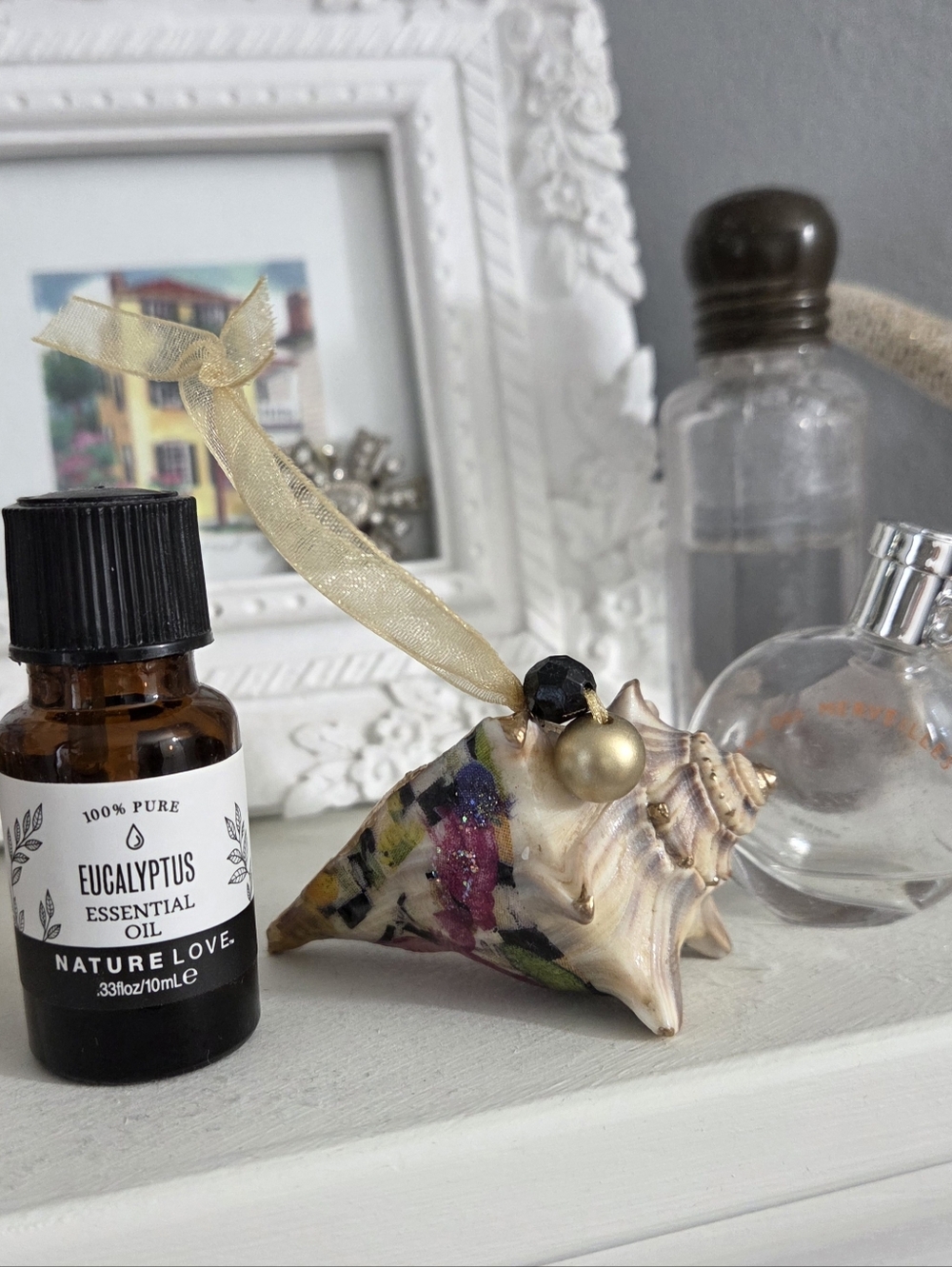 MacKenzie Childs Inspired Aromatic Conch Shell